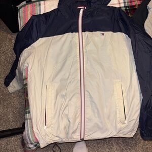 Tommy Hilfiger Men's Navy and Cream Jacket